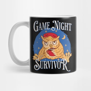 Funny Family Board Night  Game Host Game Night Survivor Mug